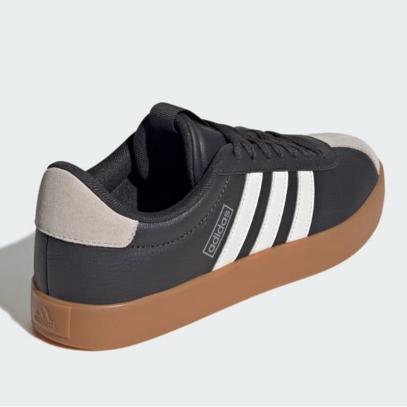 ADIDAS MEN VL COURT LOW SNEAKERS - BLACK/CORE - SIZE MULTI (BRAND NEW) - Picture 2 of 7